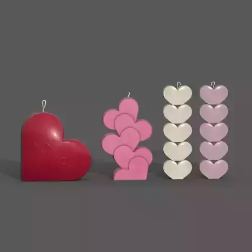Heart candles part I