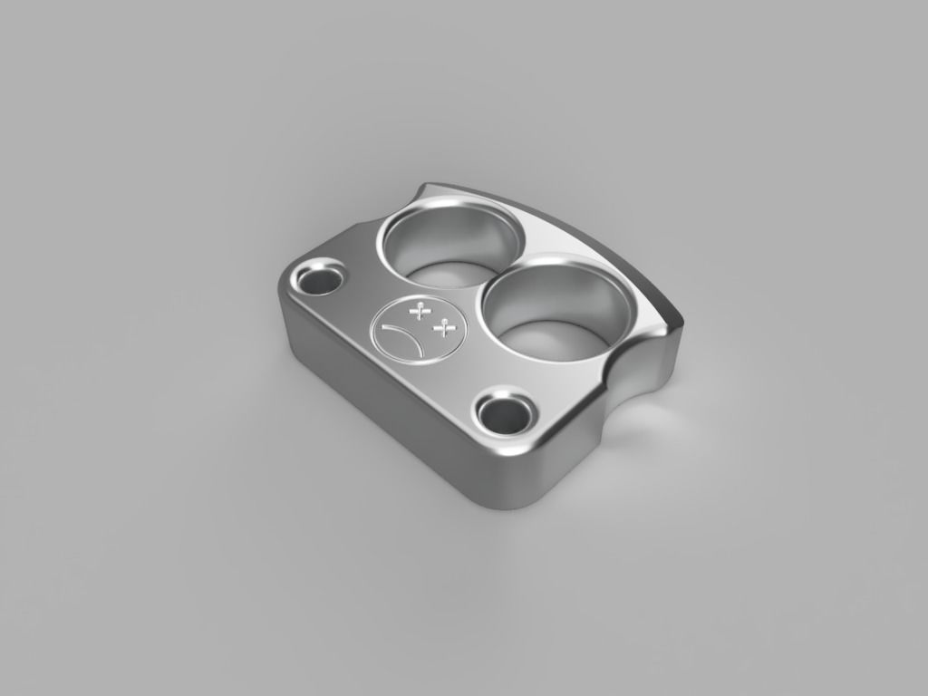 Afrankart DFK 01 knuck adapted for cnc milling and 3d print 3D print model_1