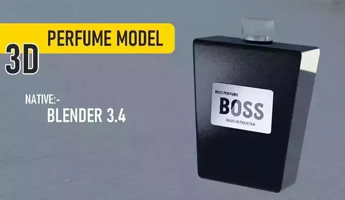 Perfume bottle 3D model