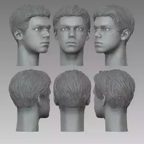 ONE6 Scale Head- Cal Kestis - Star Wars Fallen Order 3D print model