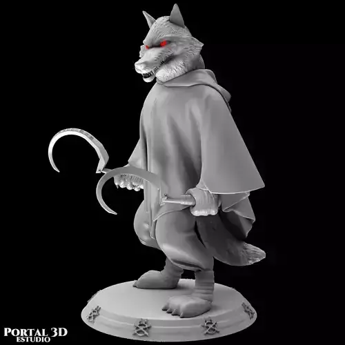 WOLF PUSS IN BOOTS 3D print model