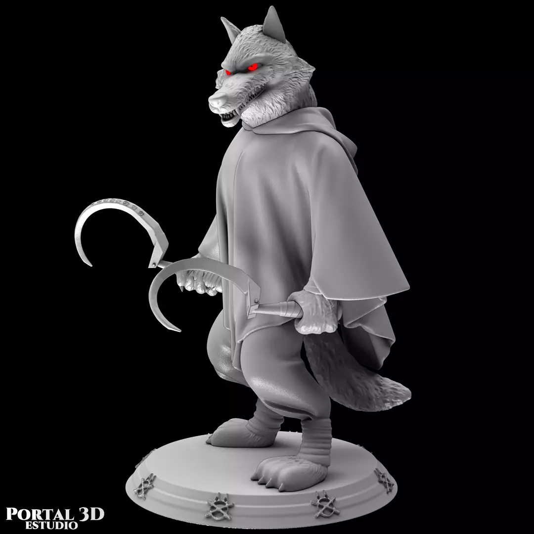 WOLF PUSS IN BOOTS 3D print model