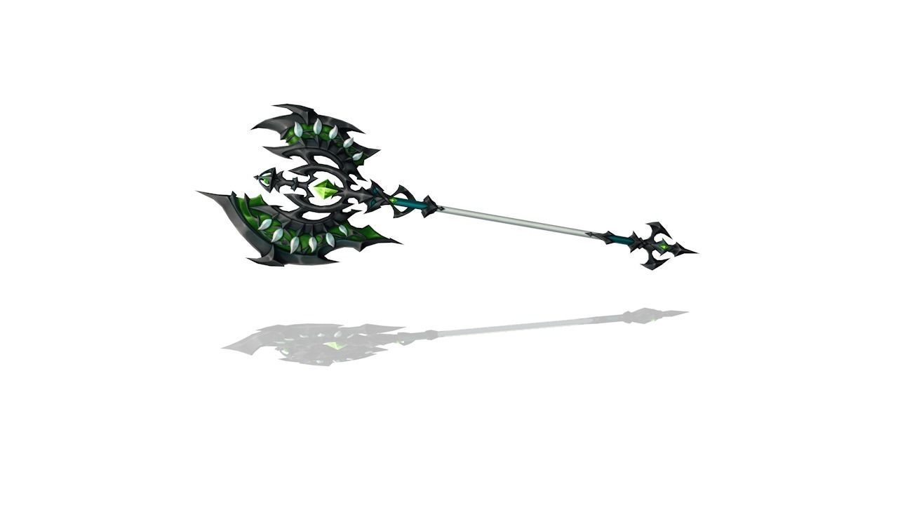 Royal Guard Axe Low-poly 3D model_2