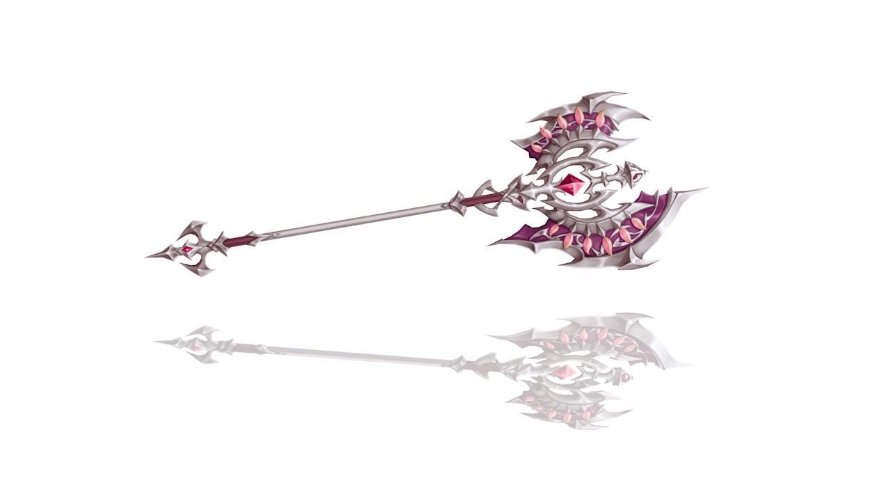 Royal Guard Axe Low-poly 3D model_1