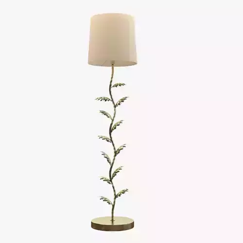 Porta Romana Florentine Leaf Floor Lamp 3D model