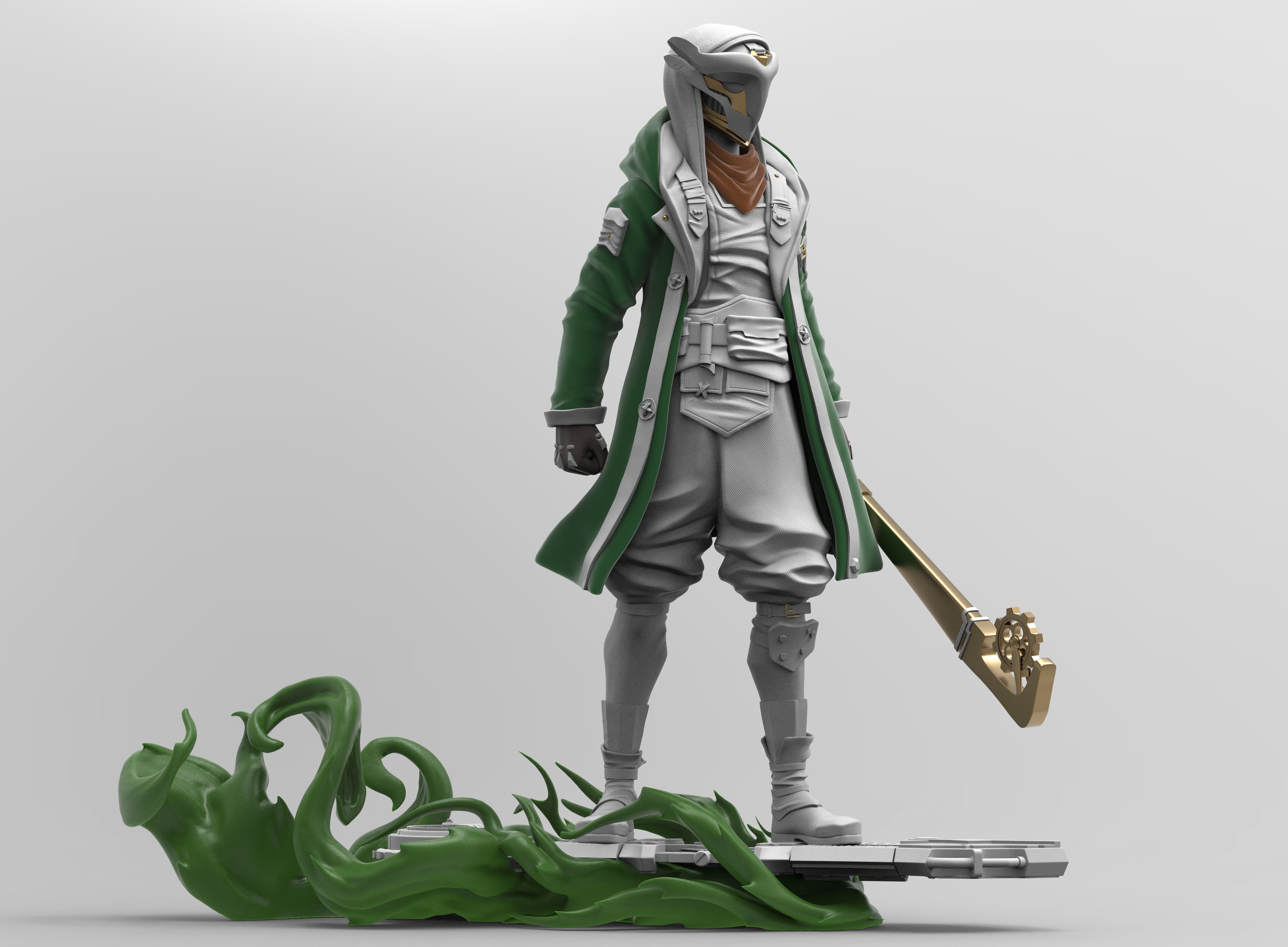 Ekko - Arcane 3D print model_2