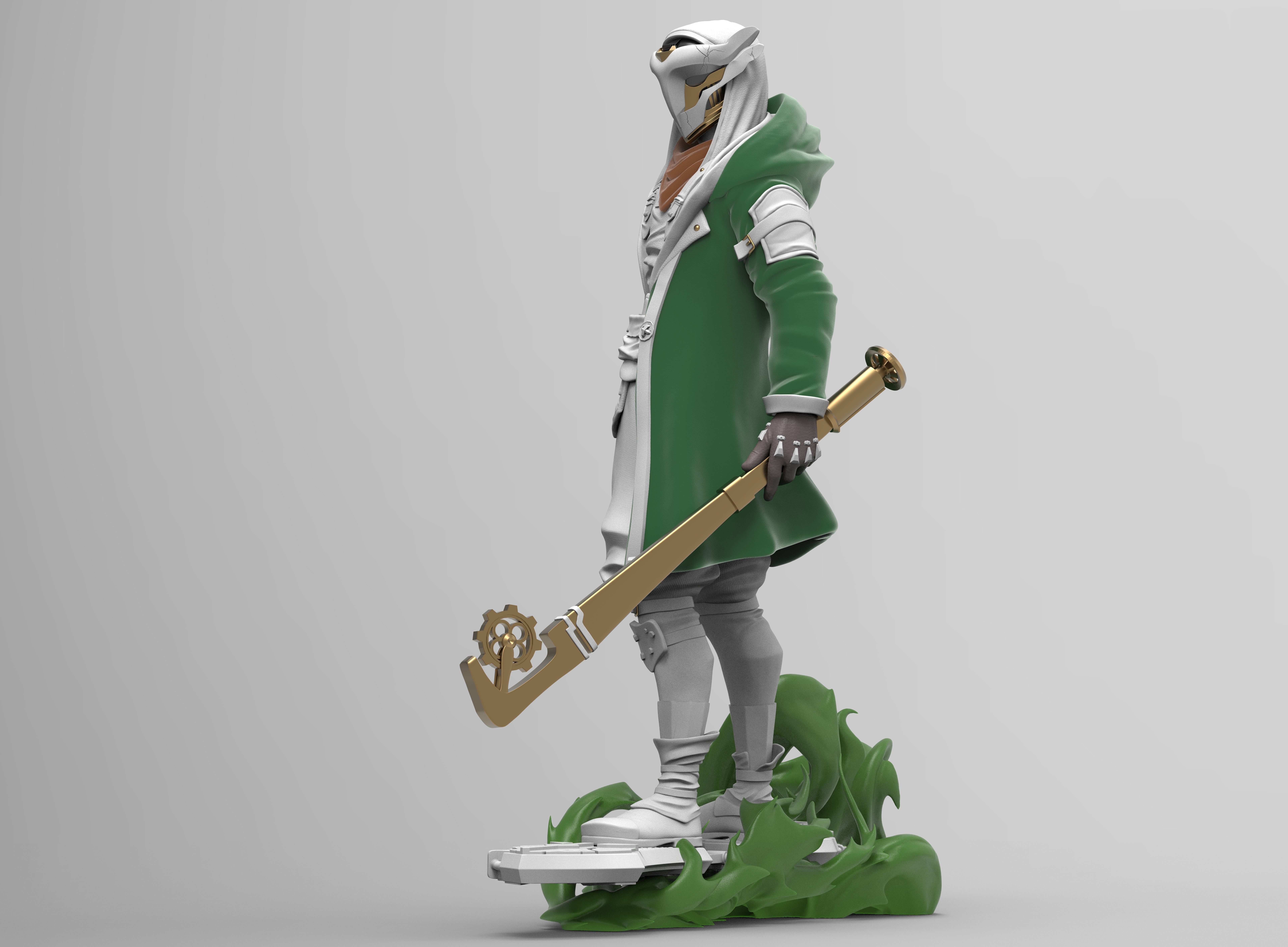Ekko - Arcane 3D print model_3
