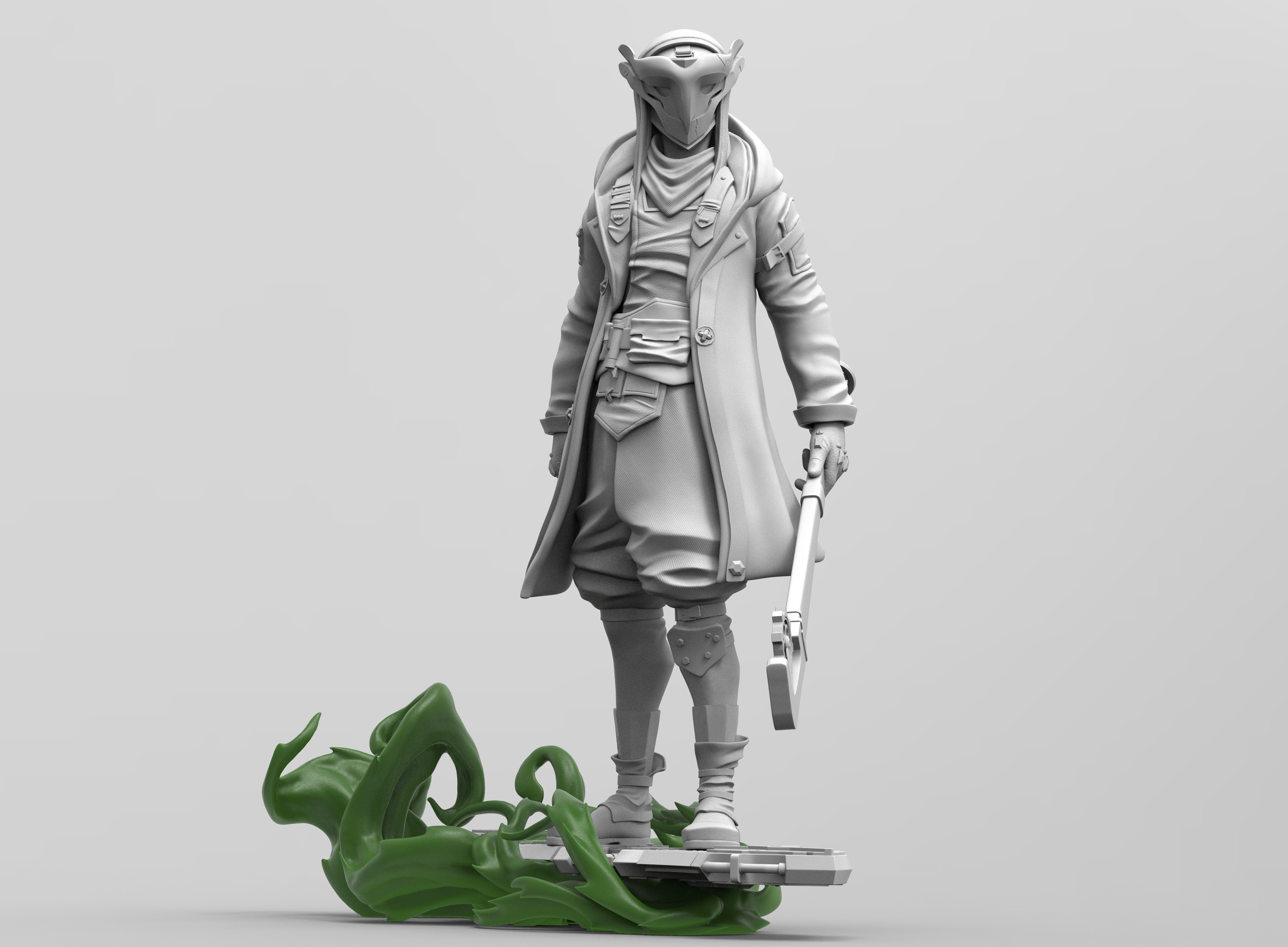 Ekko - Arcane 3D print model_1