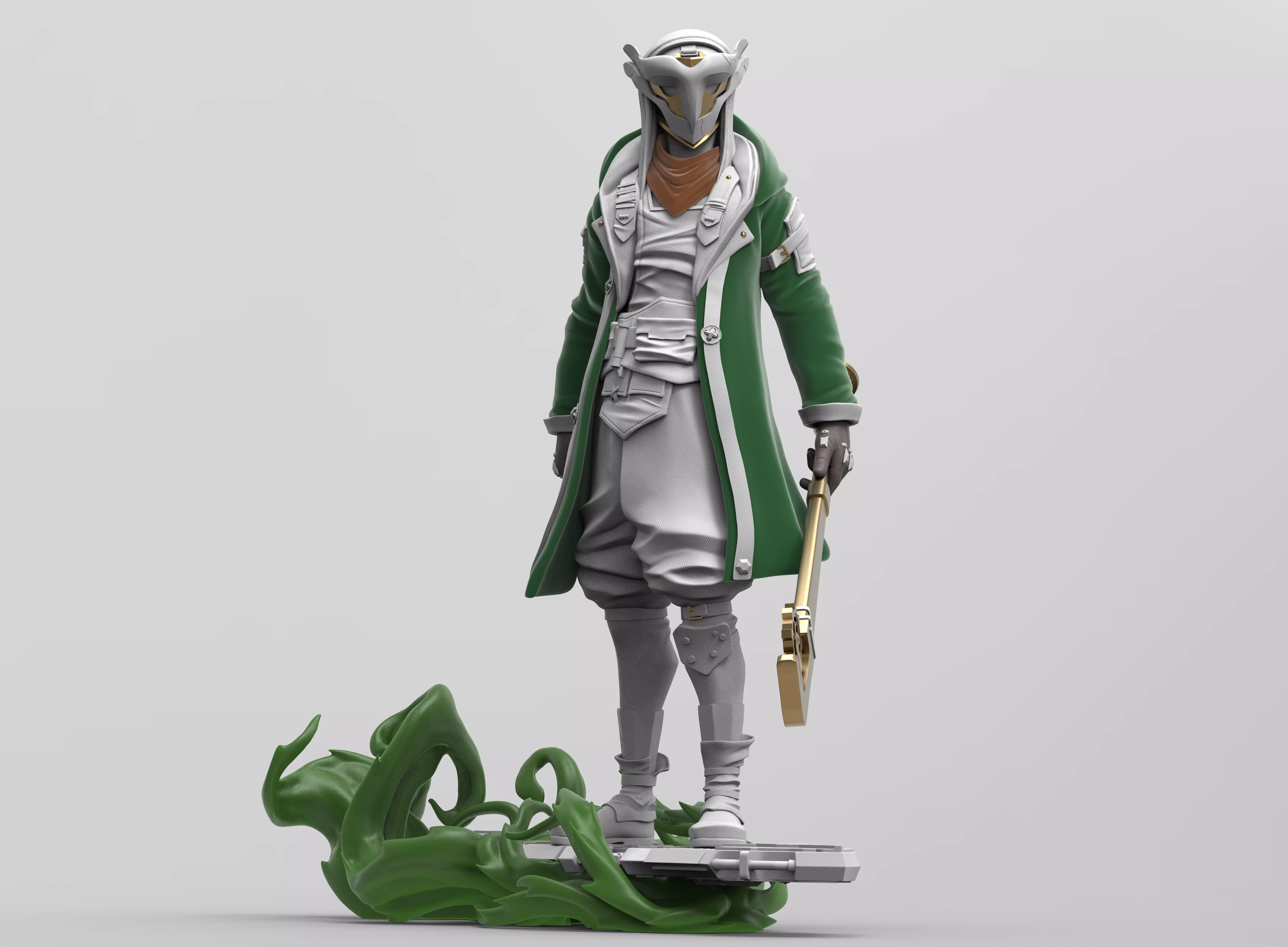 Ekko - Arcane 3D print model_0