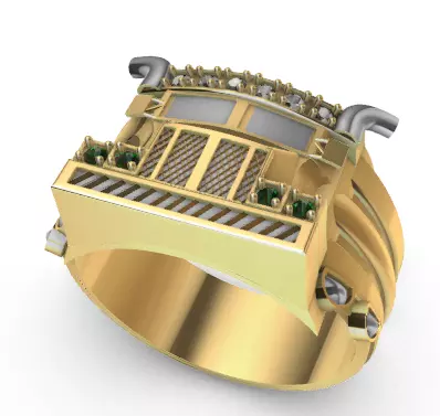 truck ring 3D print model_0