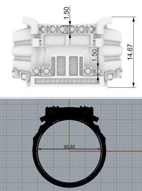 truck ring 3D print model_1