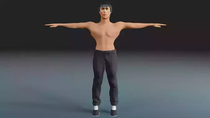 Bruce Lee 3D Model 3D model