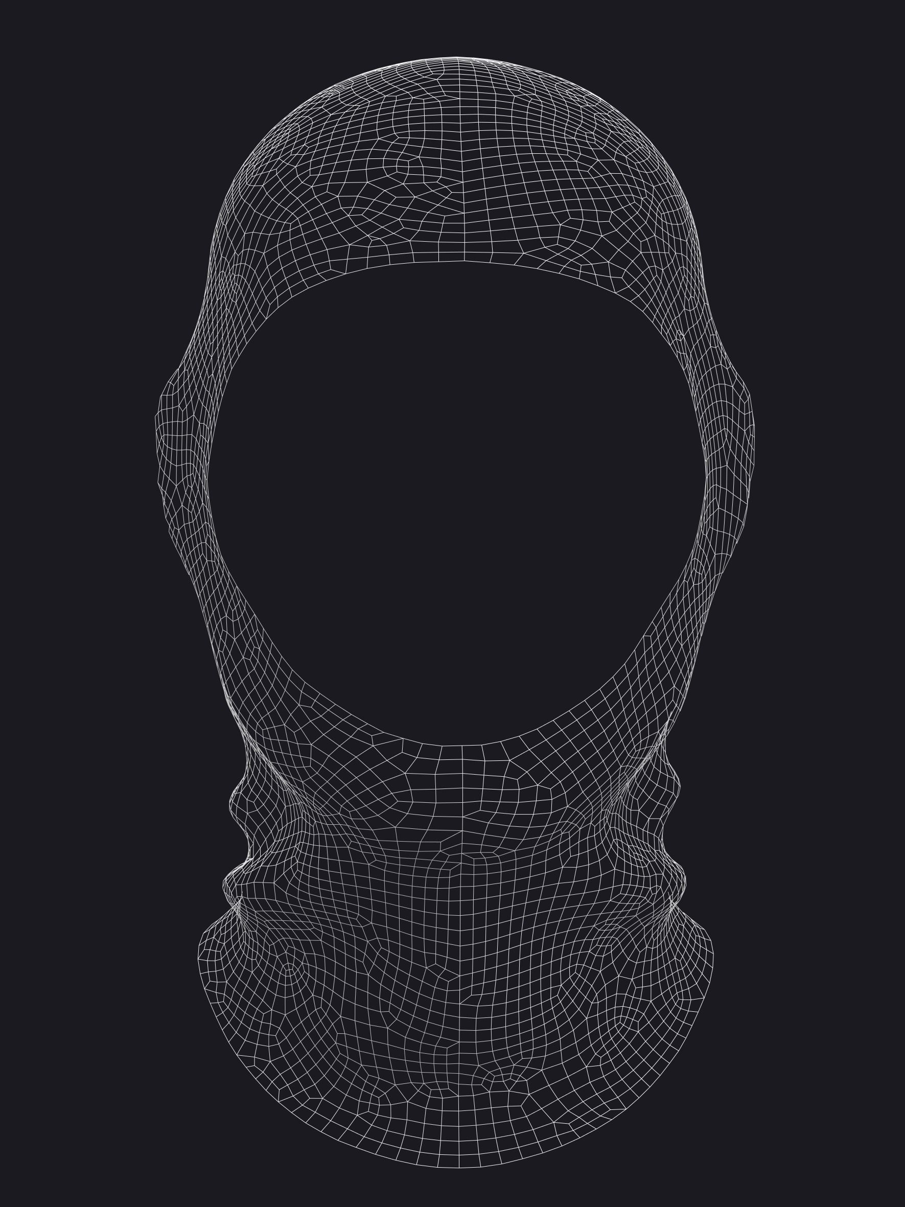 BASIC OPENFACE SKI MASK mv2 highpoly 3D model_4