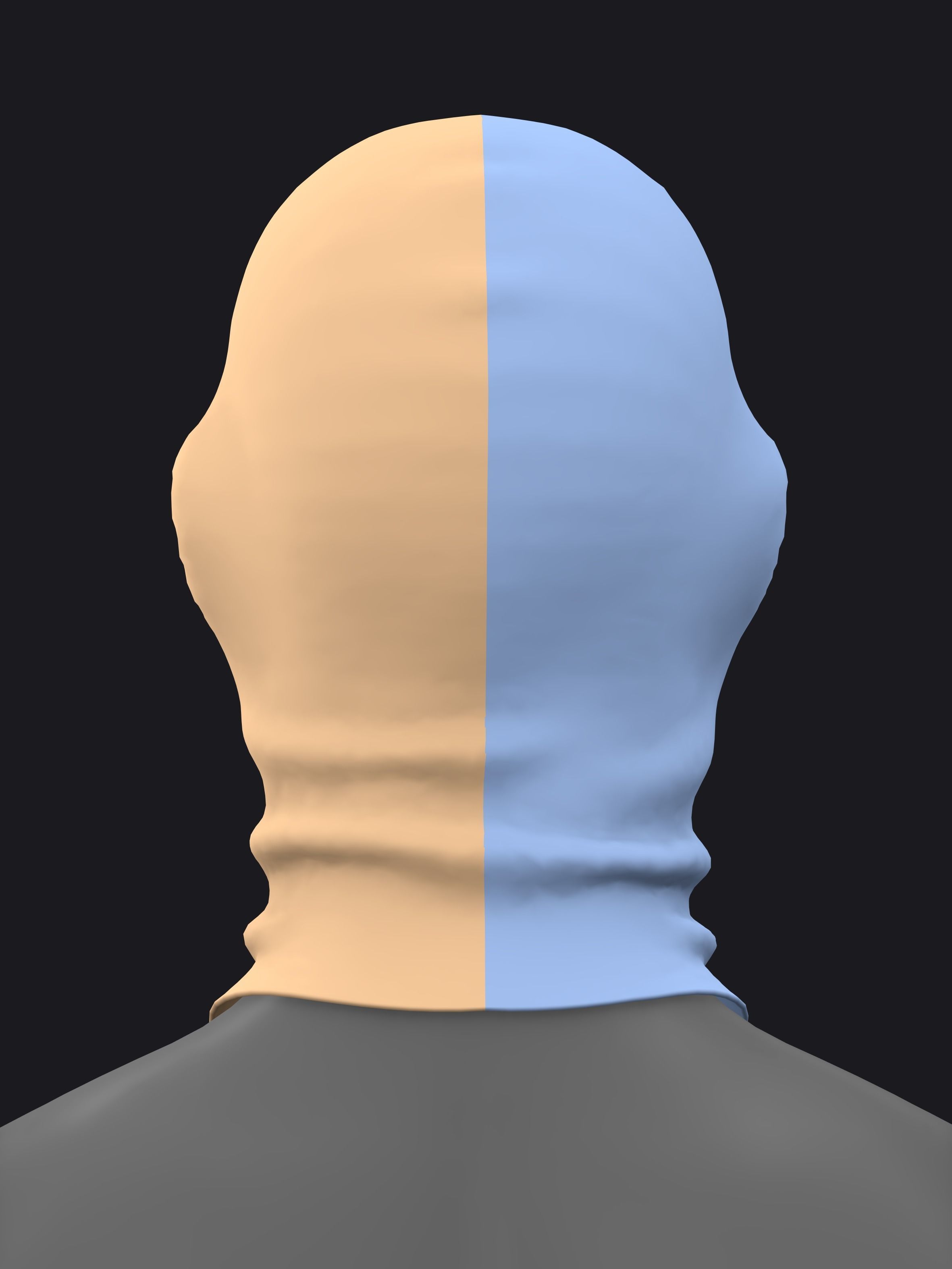 BASIC OPENFACE SKI MASK mv2 highpoly 3D model_3