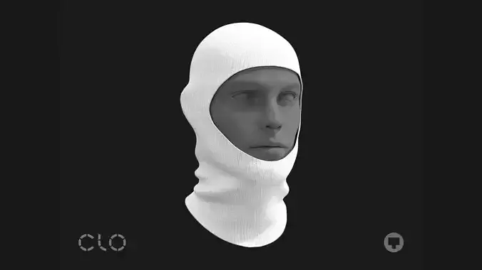 BASIC OPENFACE SKI MASK mv2 highpoly 3D model