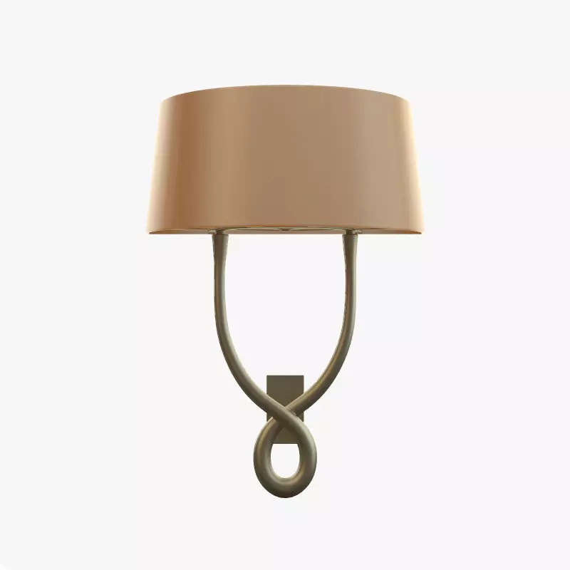 Porta Romana Organic Loop Wall Light 3D model_0
