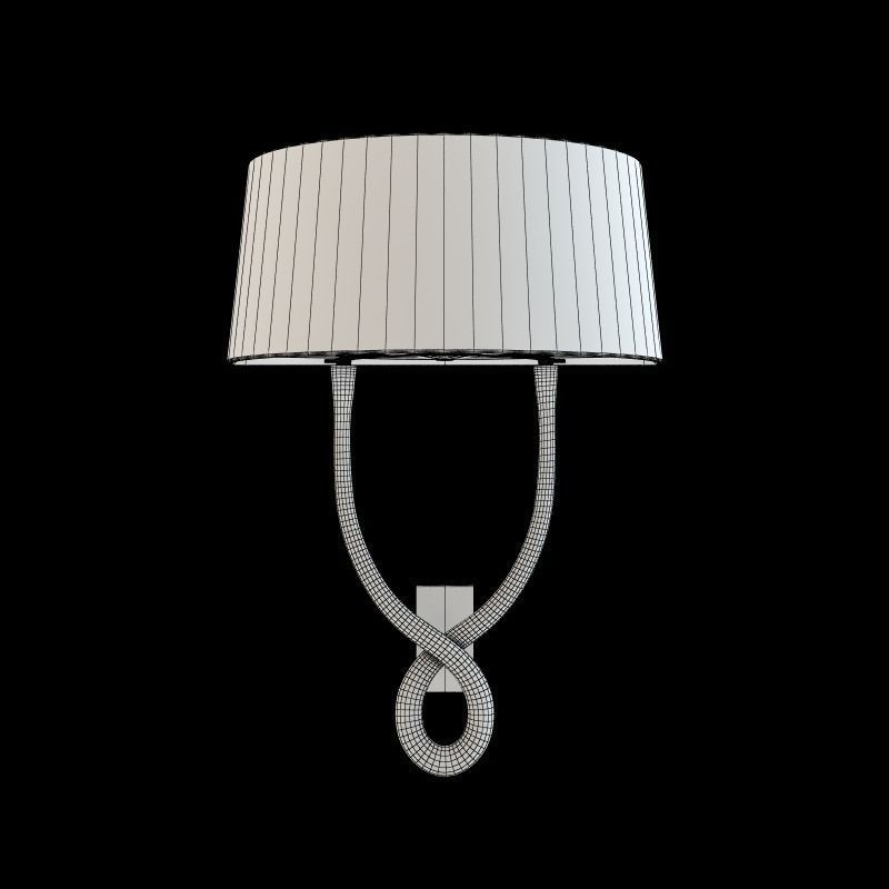 Porta Romana Organic Loop Wall Light 3D model_1