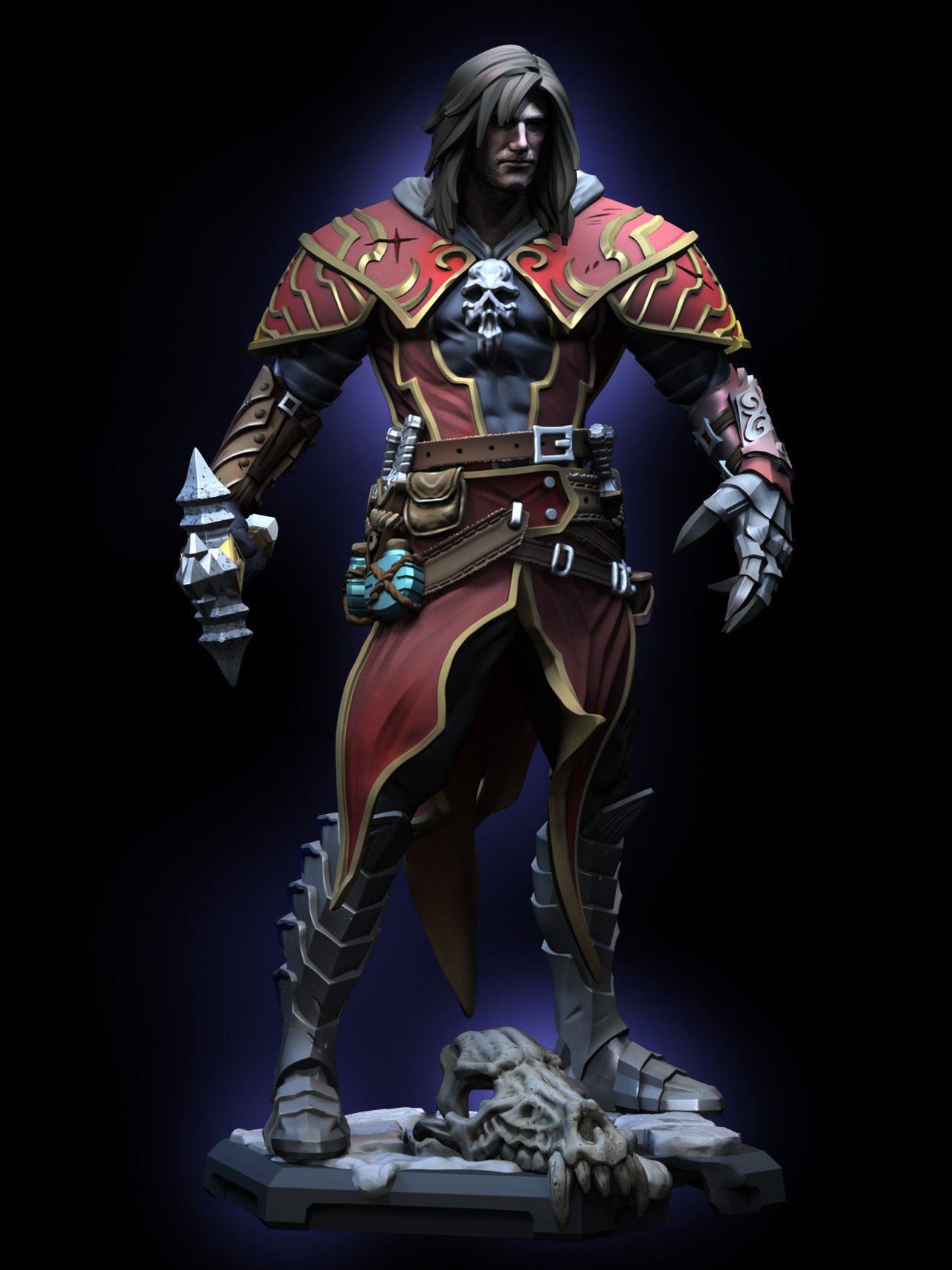 Gabriel Belmont 3D print model_3