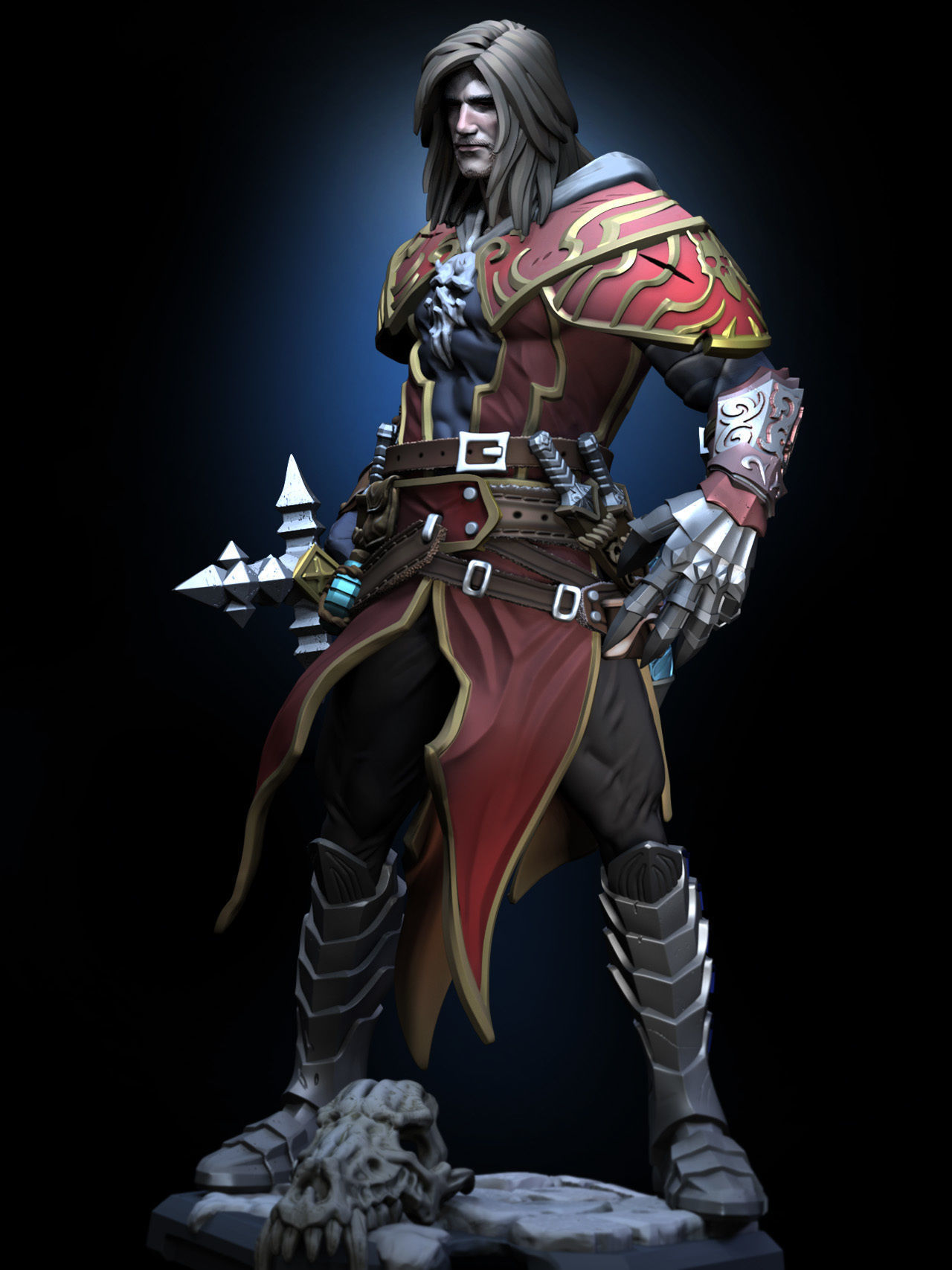 Gabriel Belmont 3D print model_19