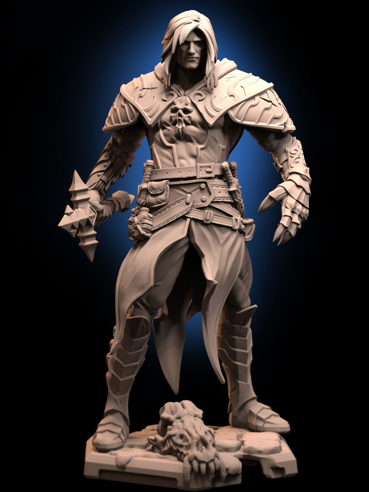 Gabriel Belmont 3D print model_1