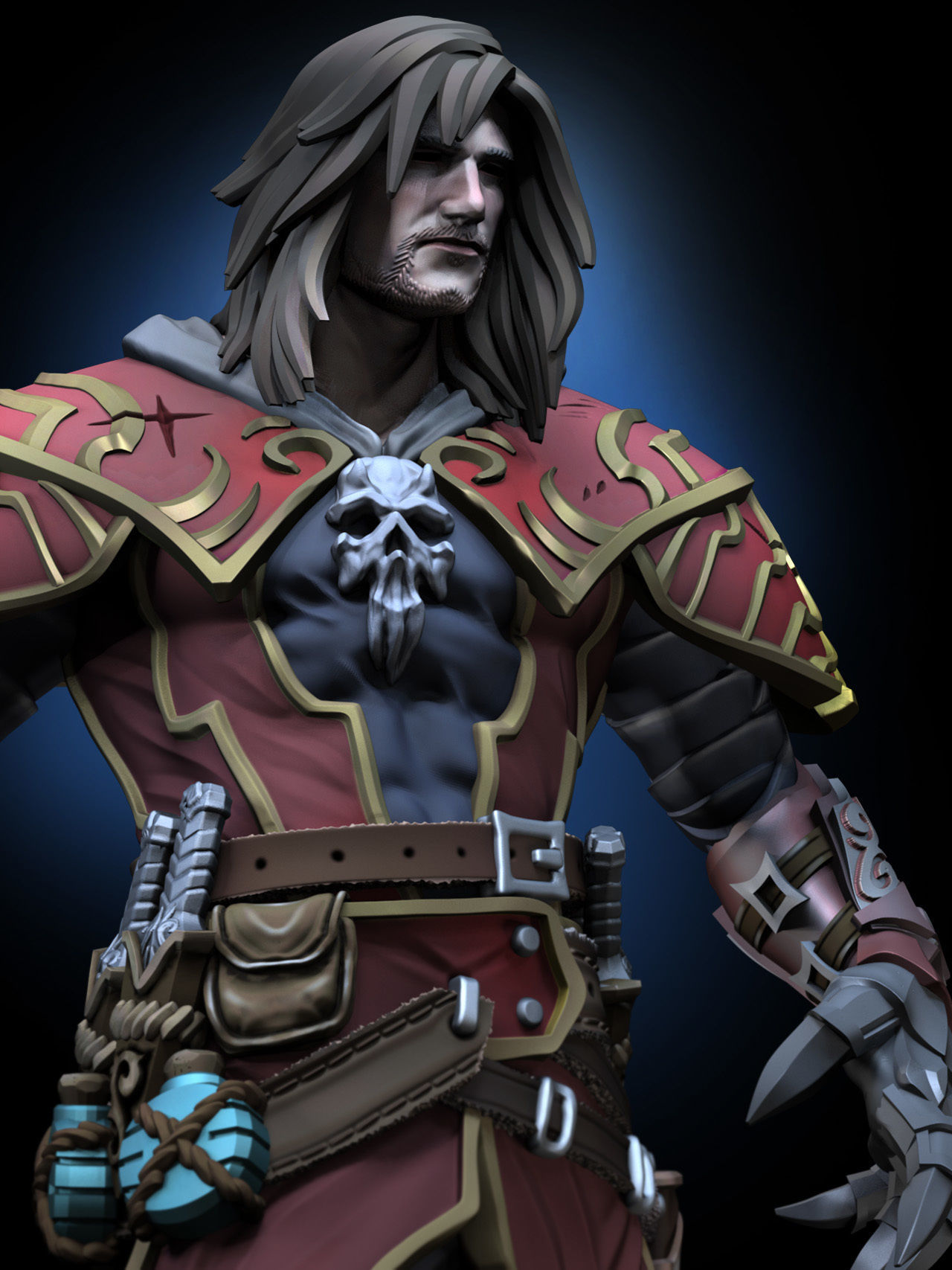 Gabriel Belmont 3D print model_14