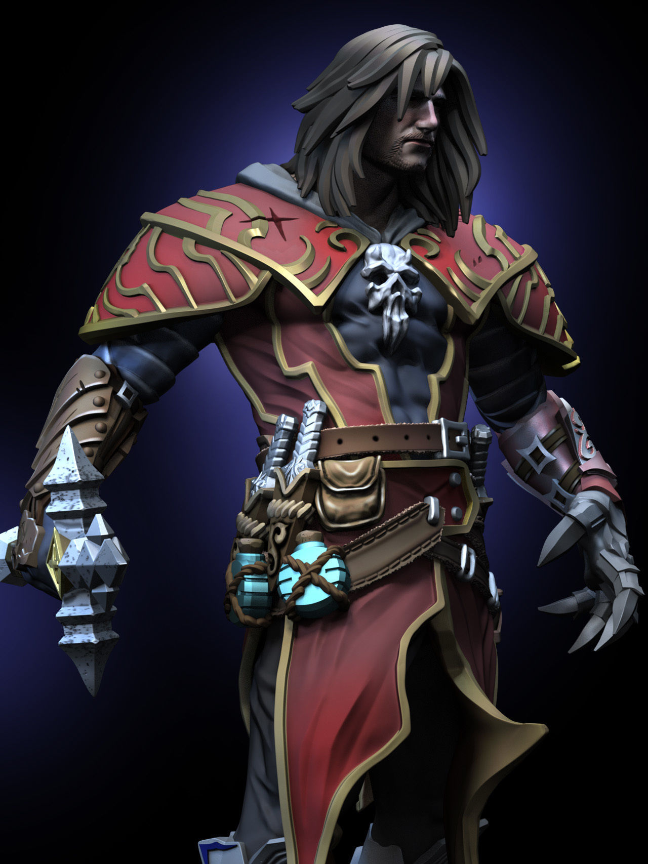 Gabriel Belmont 3D print model_22