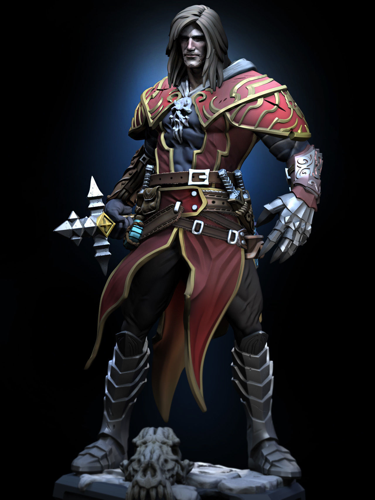 Gabriel Belmont 3D print model_20