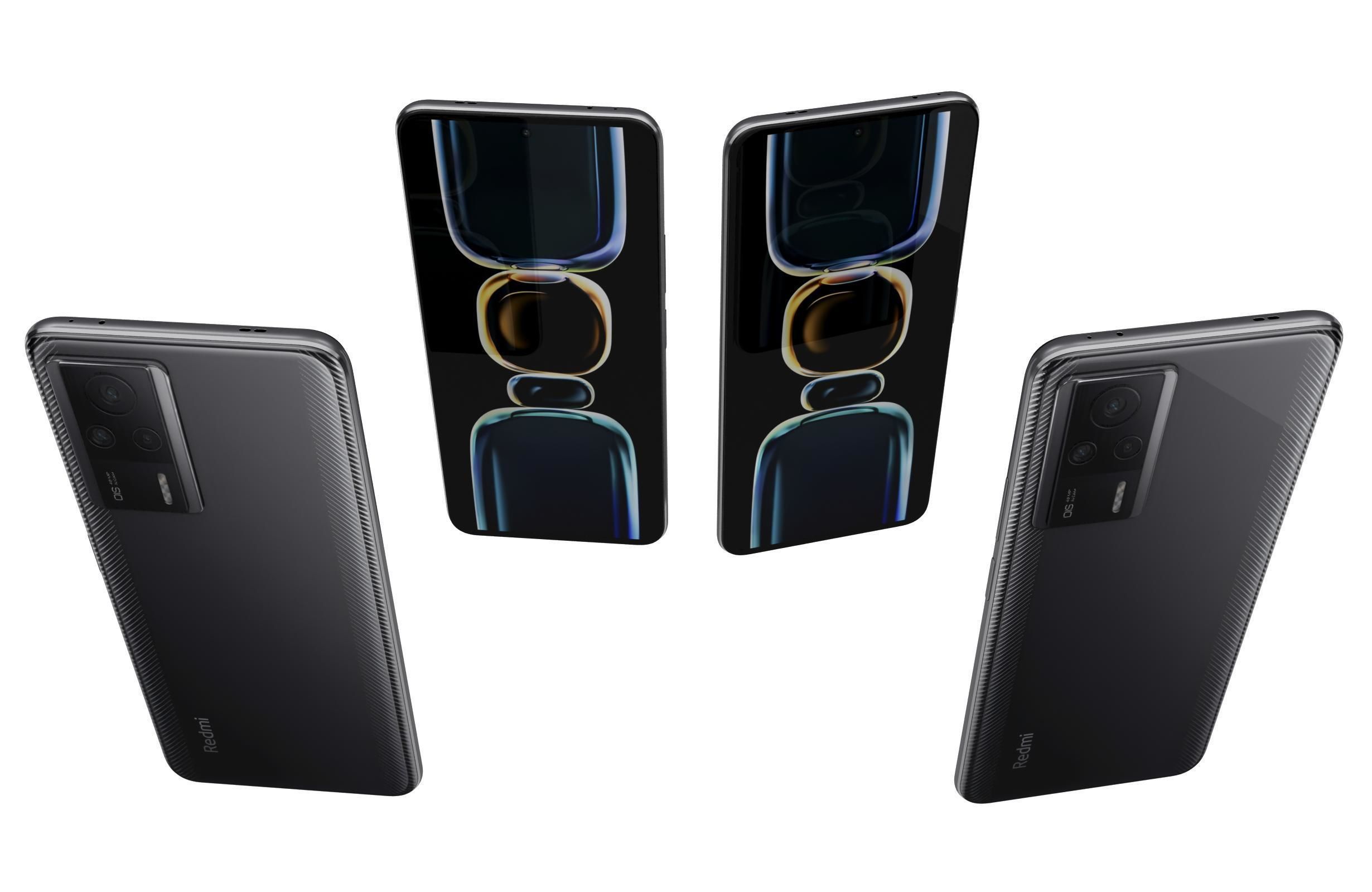 Xiaomi Redmi K60E Black 3D model_4