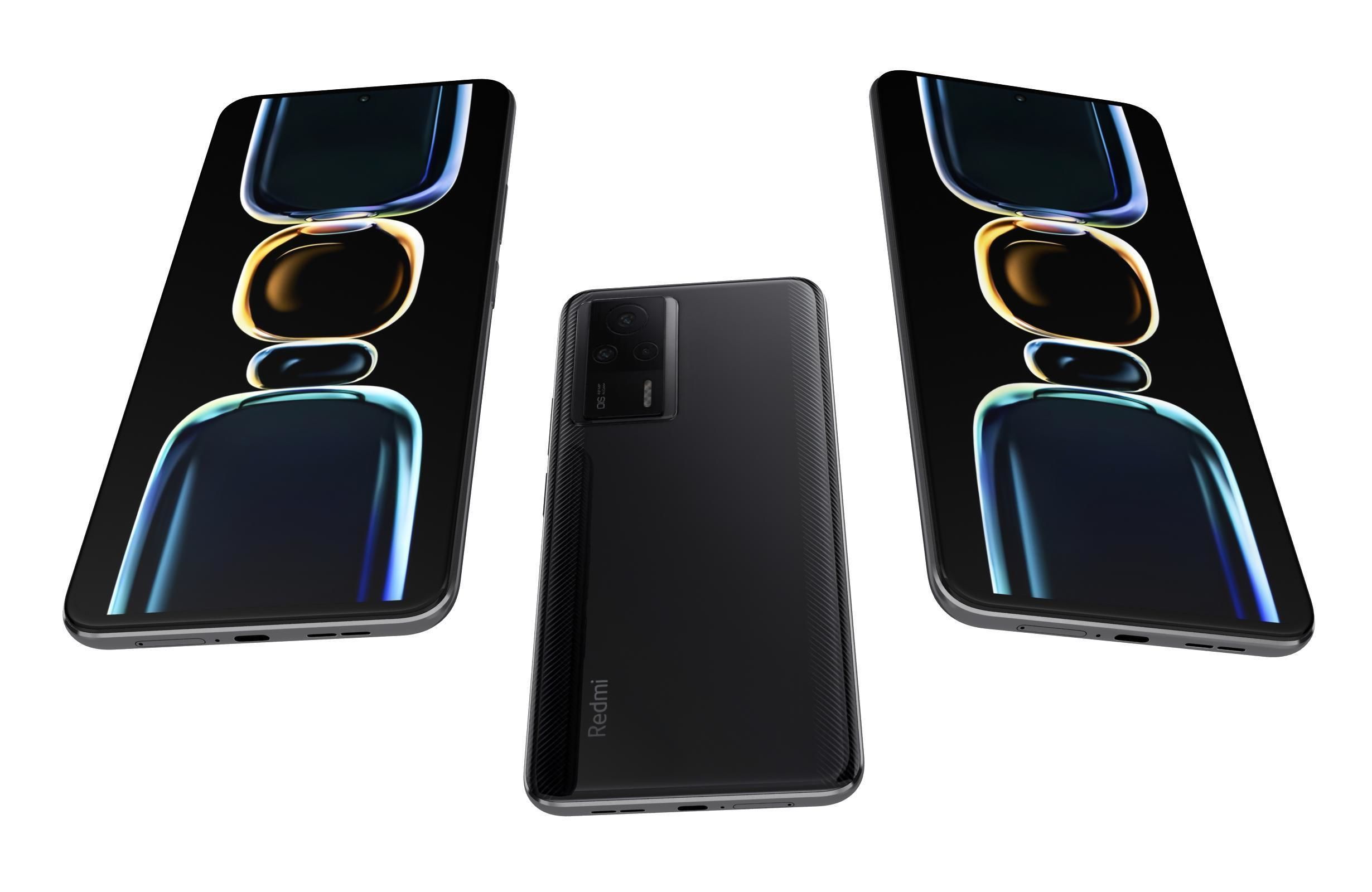 Xiaomi Redmi K60E Black 3D model_1