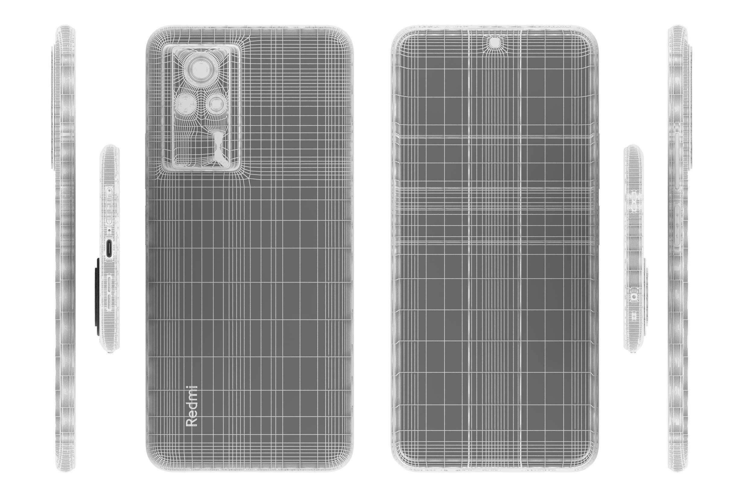 Xiaomi Redmi K60E Black 3D model_17