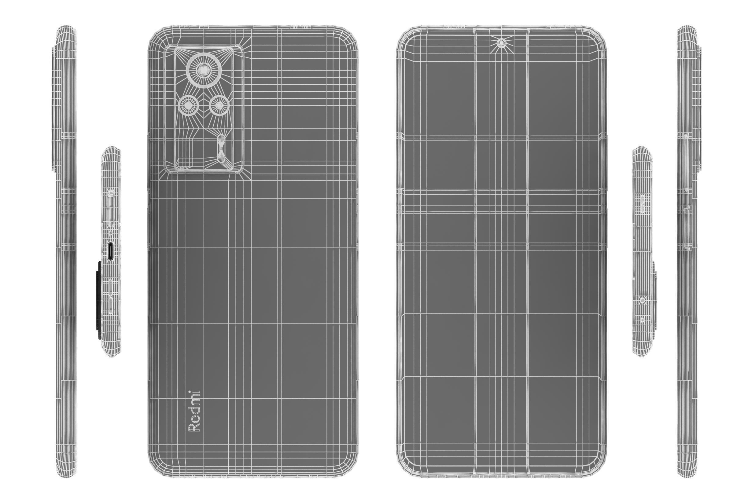 Xiaomi Redmi K60E Black 3D model_16
