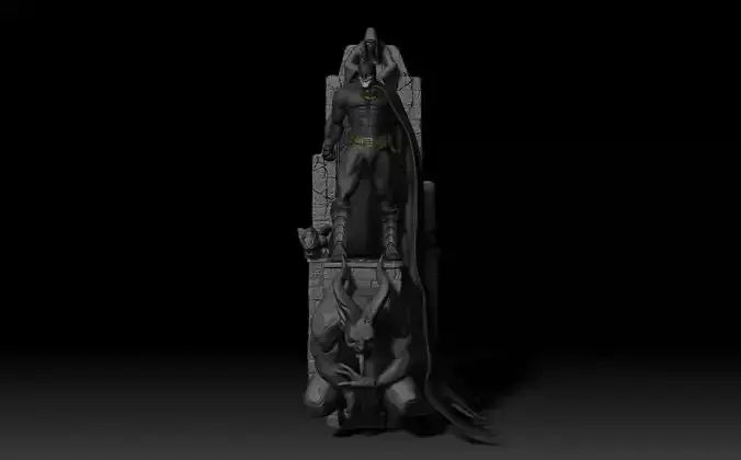 Batman Caped Crusader 3D print model