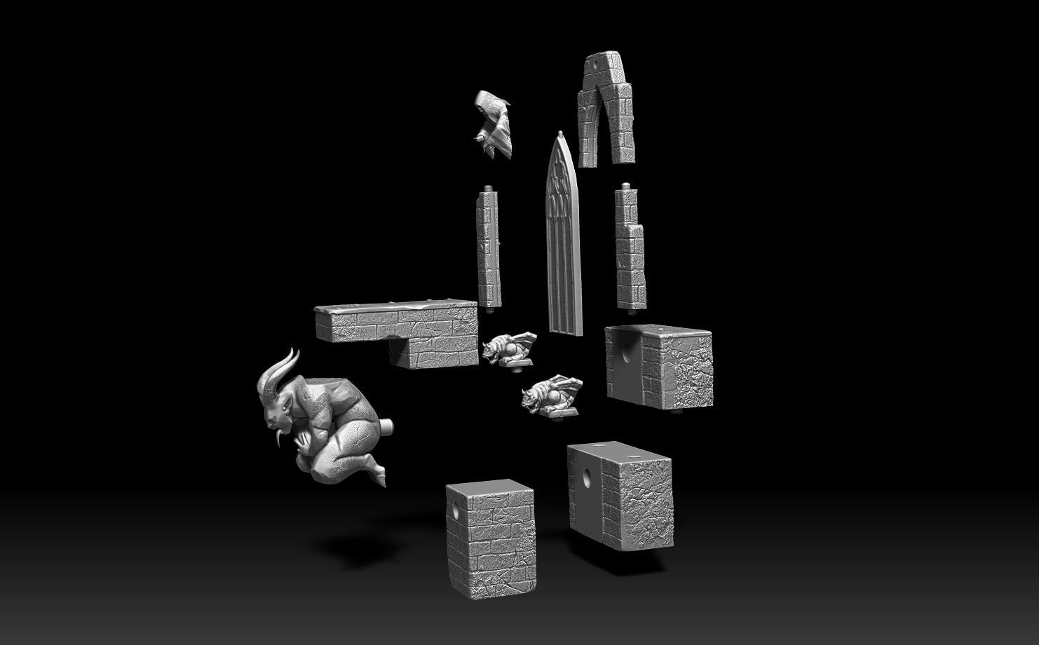 Batman Caped Crusader 3D print model_12