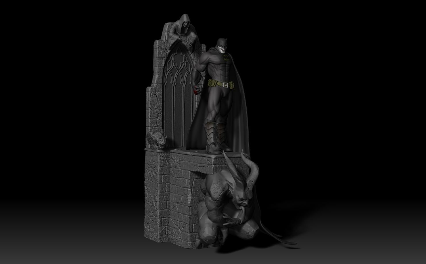 Batman Caped Crusader 3D print model_11