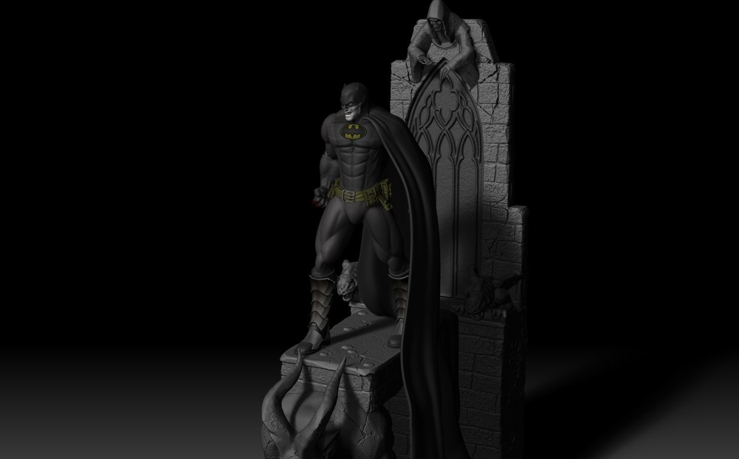 Batman Caped Crusader 3D print model_2