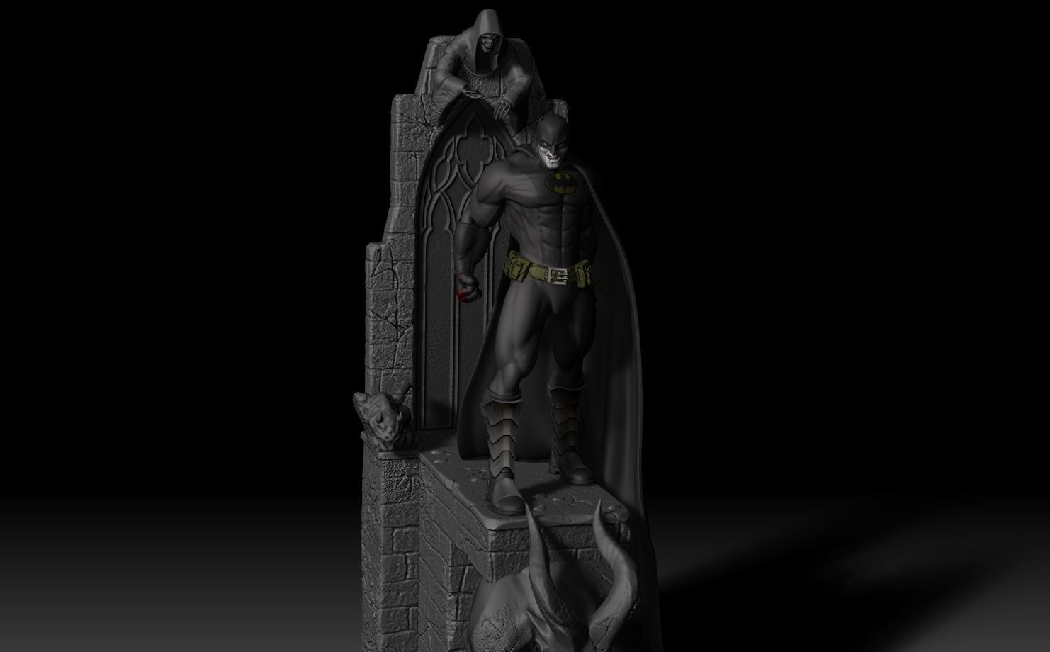 Batman Caped Crusader 3D print model_1