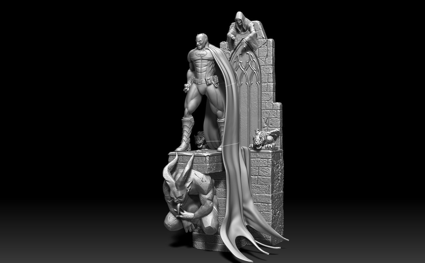 Batman Caped Crusader 3D print model_8