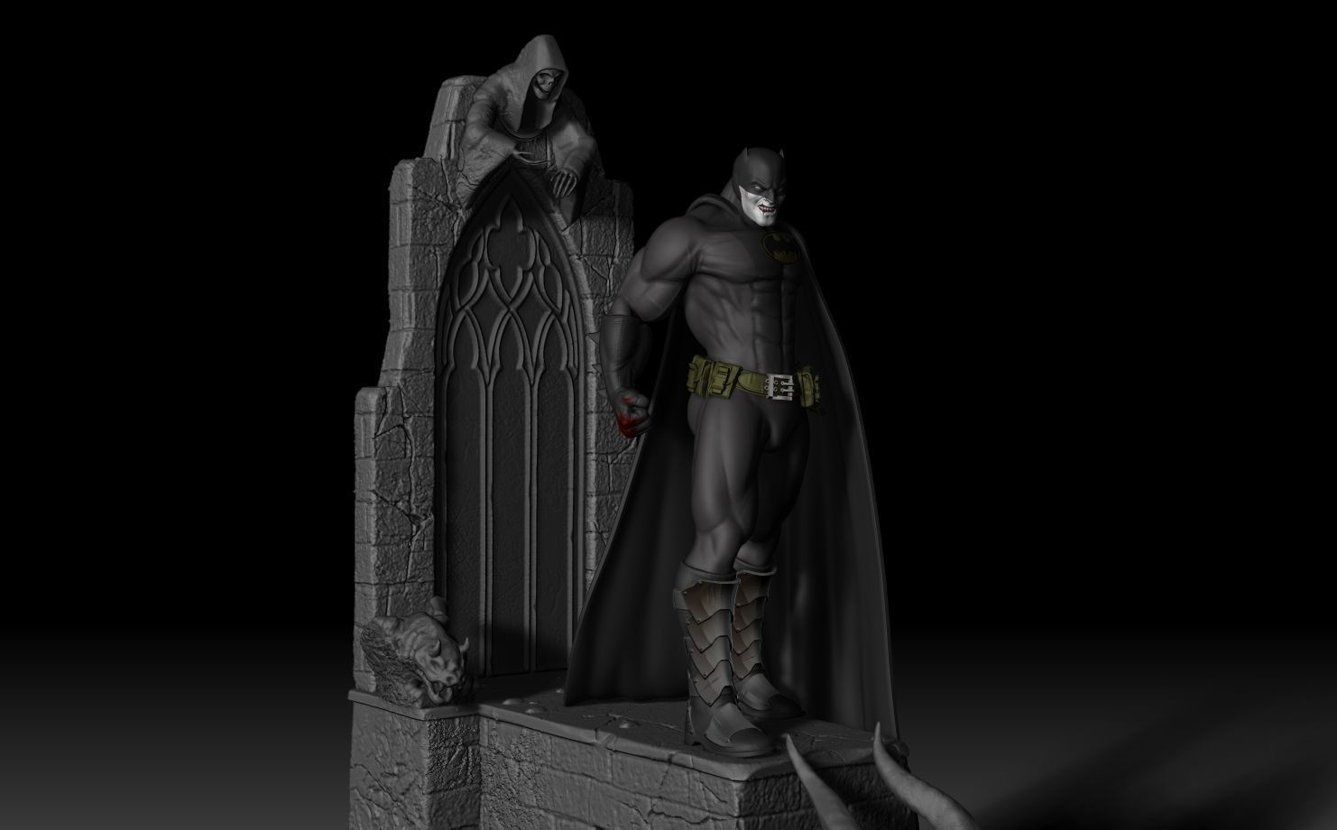 Batman Caped Crusader 3D print model_3