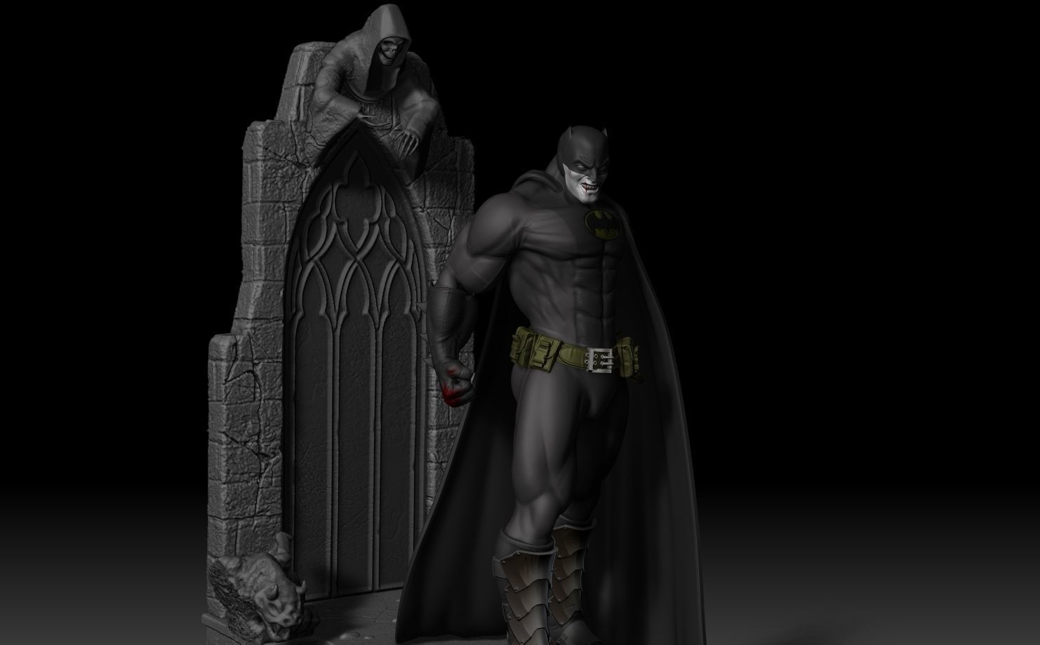 Batman Caped Crusader 3D print model_16