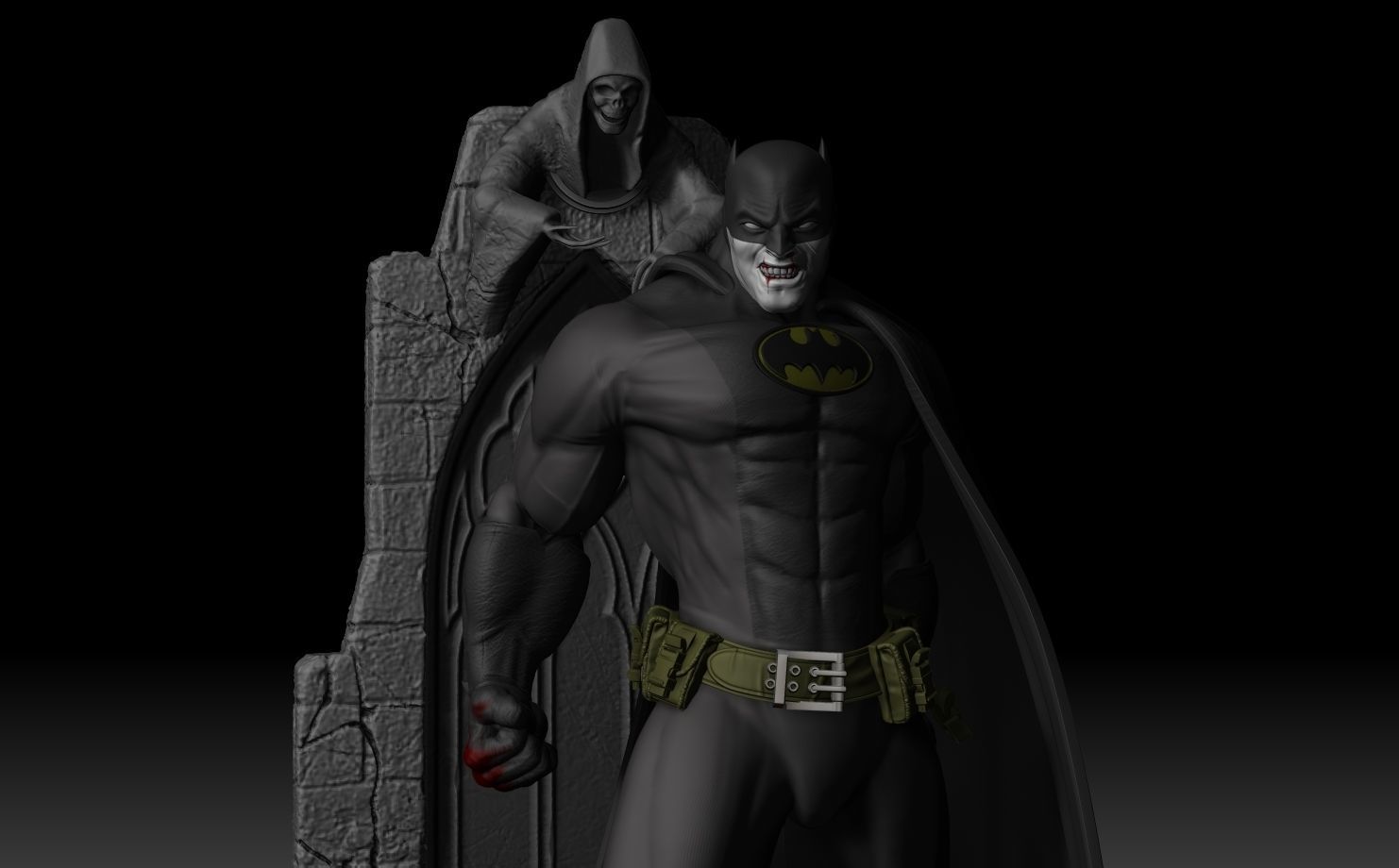 Batman Caped Crusader 3D print model_5