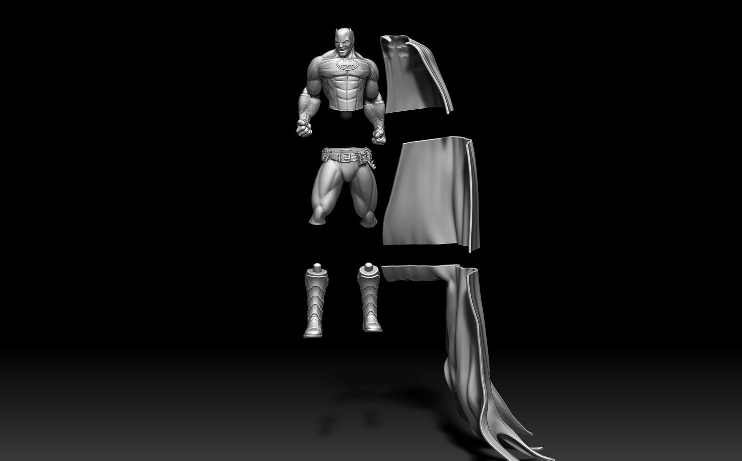 Batman Caped Crusader 3D print model_10