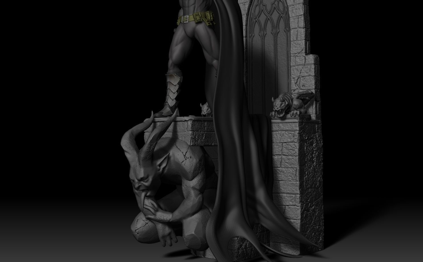 Batman Caped Crusader 3D print model_19