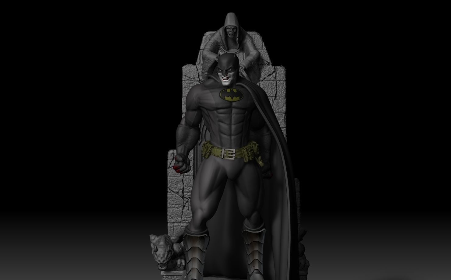 Batman Caped Crusader 3D print model_17
