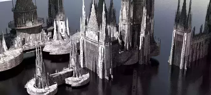  Cathedral River Castle Kit bash