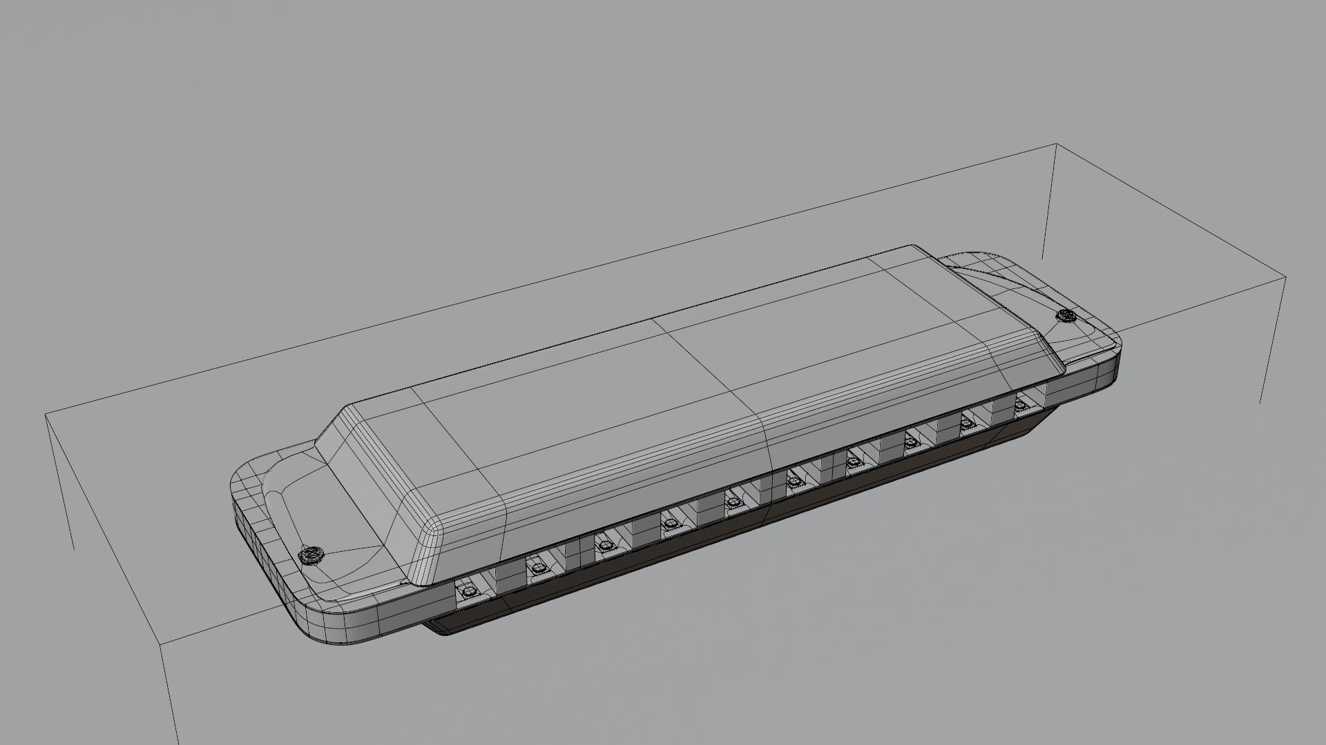Harmonica 3D Modeling 3D model_5