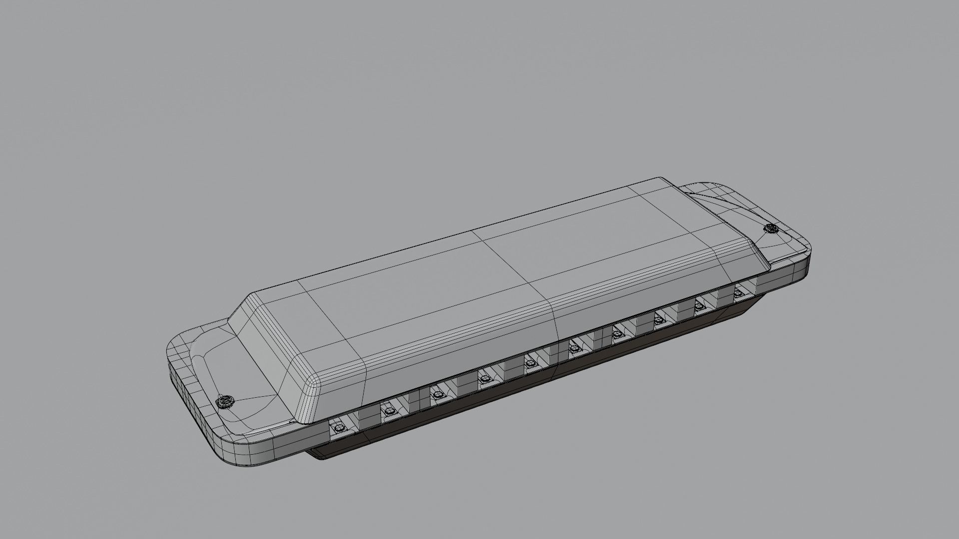 Harmonica 3D Modeling 3D model_8