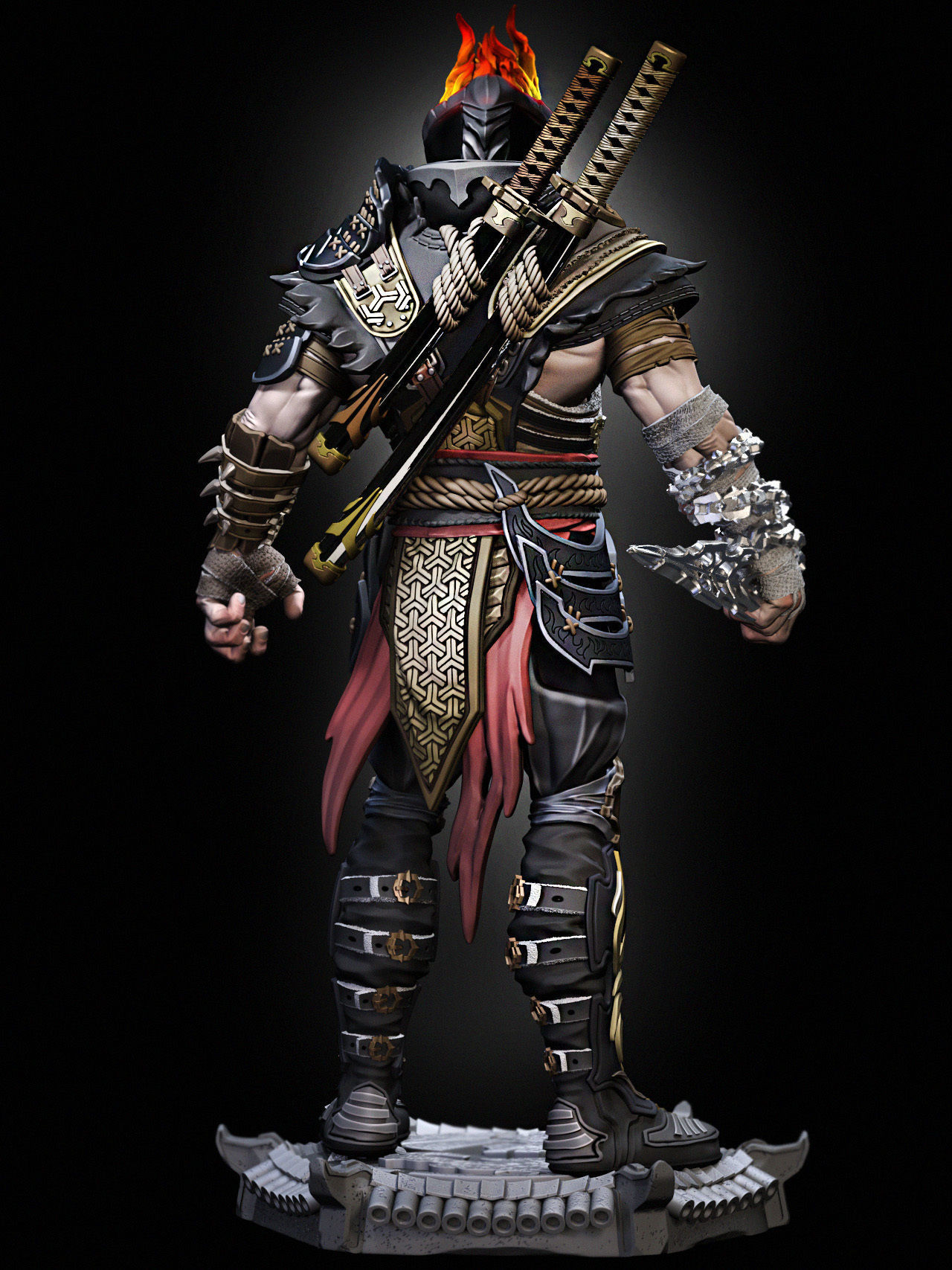 Scorpion Fanart - 100mm 3D print model_23