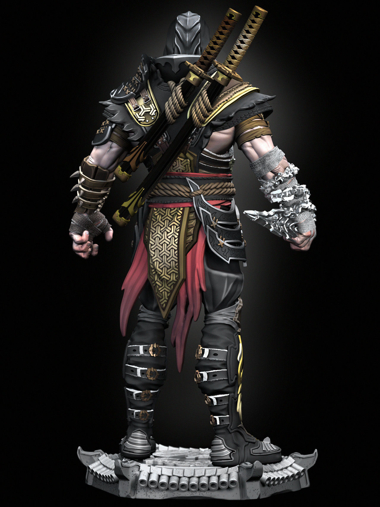 Scorpion Fanart - 100mm 3D print model_9