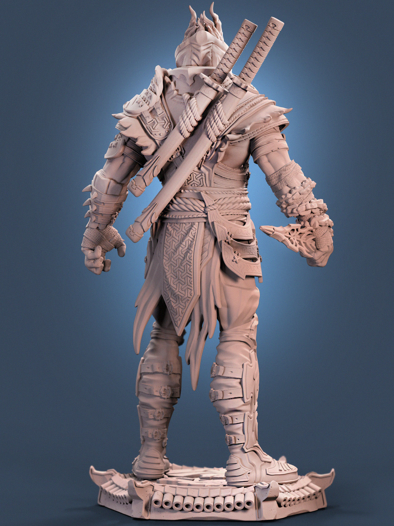Scorpion Fanart - 100mm 3D print model_20