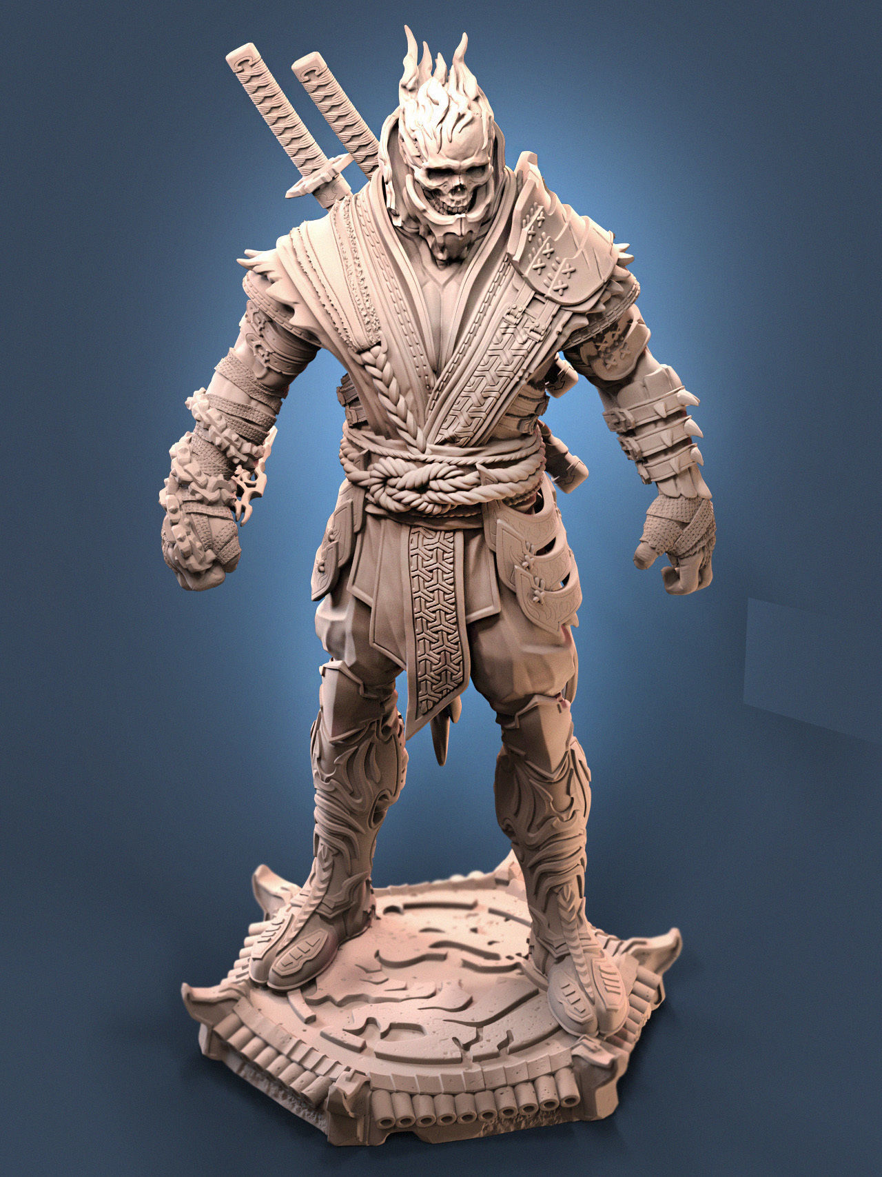 Scorpion Fanart - 100mm 3D print model_26